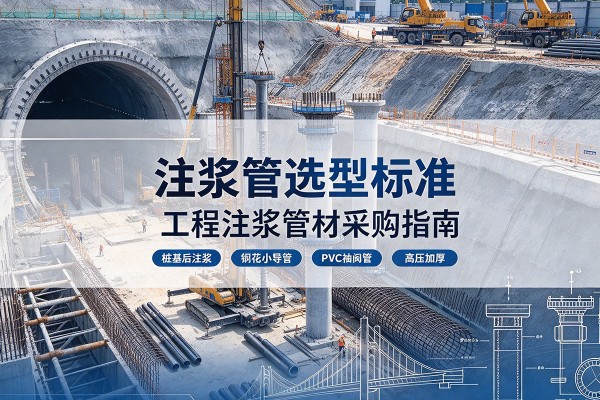 城关注浆管选型标准
